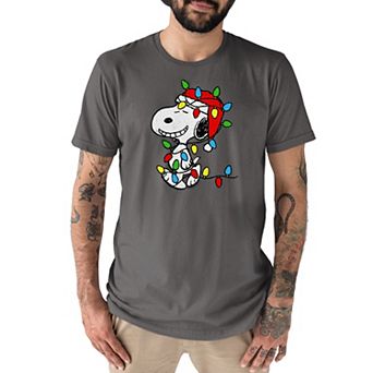 Men's Peanuts Snoopy Lights Tee