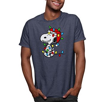 Men's Peanuts Snoopy Lights Tee
