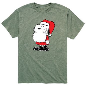 Men's Peanuts Santa Dog Tee
