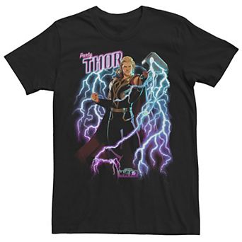 Men's Marvel What If Thor Lightning Strike Tee