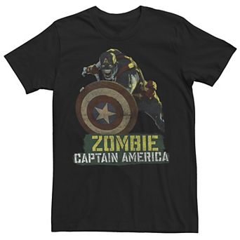 Men's Marvel What If Captain America Zombie Tee