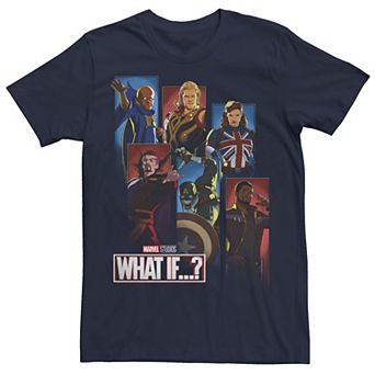 Men's Marvel What If Character Panels Tee