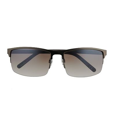 Men's Sonoma Goods For Life® 61mm Metal Semi-Rimless Sunglasses