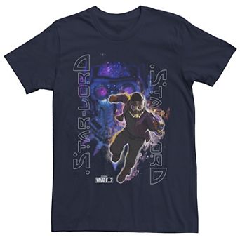 Men's Marvel What If Star Lord Galactic Poster Tee