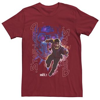 Men's Marvel What If Star Lord Galactic Poster Tee