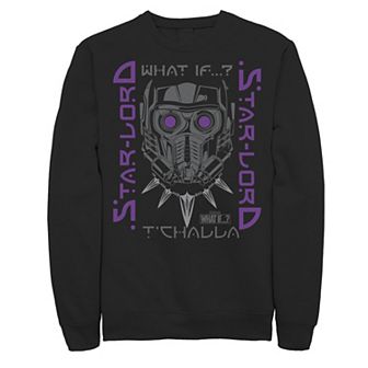 Men's Marvel What If Star Lord T'Challa Poster Sweatshirt