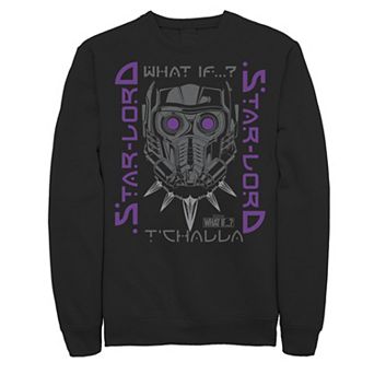 Men's Marvel What If Star Lord T'Challa Poster Sweatshirt