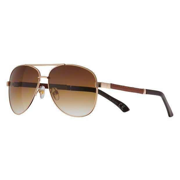 Men s Sonoma Goods For Life 61mm Metal Aviator Sunglasses