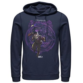 Men's Marvel What If T'Challa Star Lord Poster Hoodie