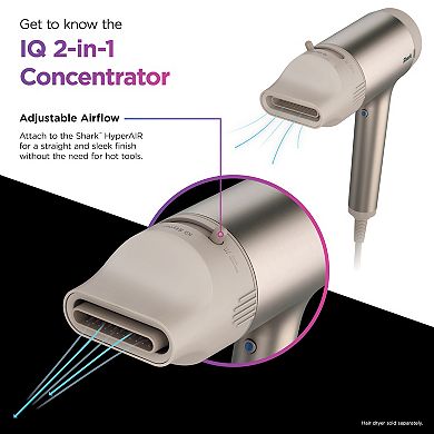 Shark® IQ 2-in-1 Concentrator Attachment for HyperAIR Hair Dryers (XSKHD121CA)