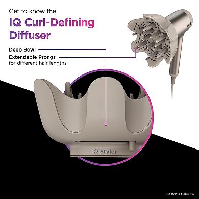 Shark HyperAIR IQ Curl-Defining Diffuser Attachment for HyperAIR Hair Dryers (XSKHD1VD)