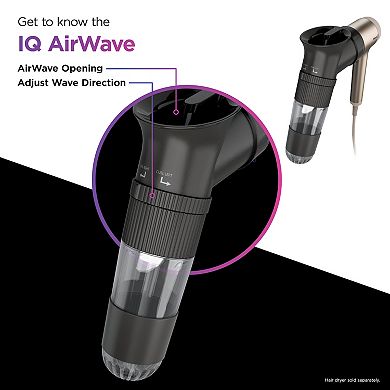 Shark IQ AirWave Hair Waver Attachment for HyperAIR Hair Dryers (HD100AWA)