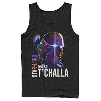 Men's Marvel What If Star Lord T'Challa and Watcher Poster Sweatshirt