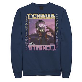 Men's Marvel What If T'Challa Star Lord Poster Sweatshirt