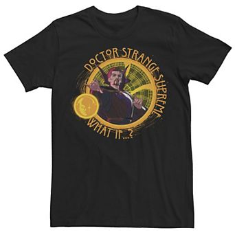 Men's Marvel What If Strange Supreme Poster Tee