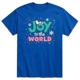 Men's Peanuts Joy To World Tee
