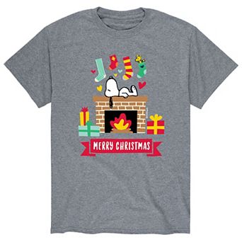 Men's Peanuts Merry Christmas Tee