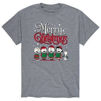 Men's Peanuts Merry Christmas Tee