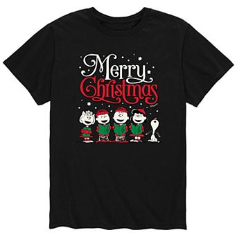 Men's Peanuts Merry Christmas Tee