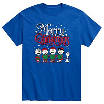 Men's Peanuts Merry Christmas Tee