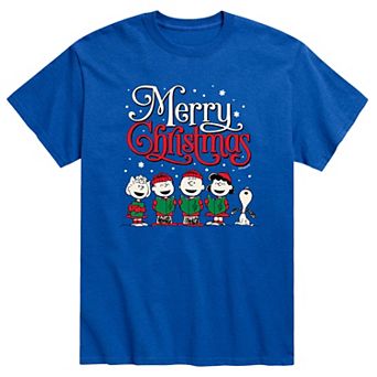 Men's Peanuts Merry Christmas Tee