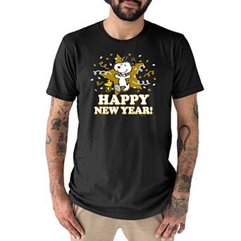 Men's Peanuts Happy New Year Tee