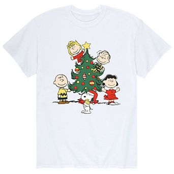 Men's Peanuts Oh Christmas Tree Tee