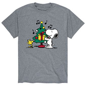 Men's Peanuts Christmas Tree Tee
