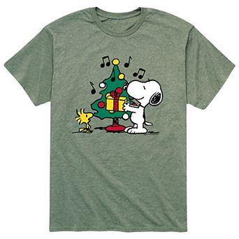 Men's Peanuts Christmas Tree Tee