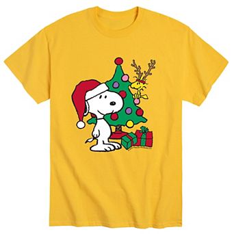 Men's Peanuts Happy Holidays Tee