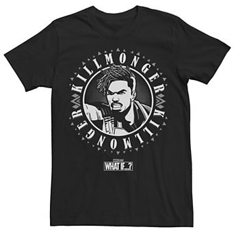 Men's Marvel What If Killmonger Circle Stamp Tee