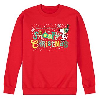 Men's Peanuts Snoopy Christmas Sweatshirt