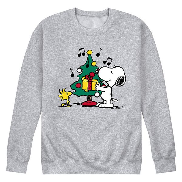 Men's Peanuts Christmas Tree Sweatshirt