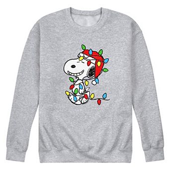 Men's Peanuts Snoopy Xmas Lights Sweatshirt