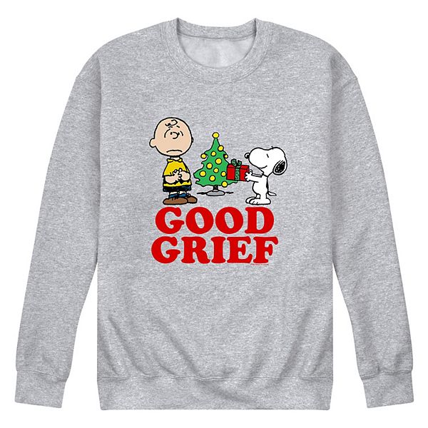 Men's Peanuts Good Grief Holiday Sweatshirt