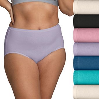 Women's Fruit of the Loom® Signature 100% Cotton 7-pack Brief Panty Set 7DKBRAP