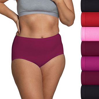 Women's Fruit of the Loom® Signature 100% Cotton 7-pack Brief Panty Set 7DKBRAP