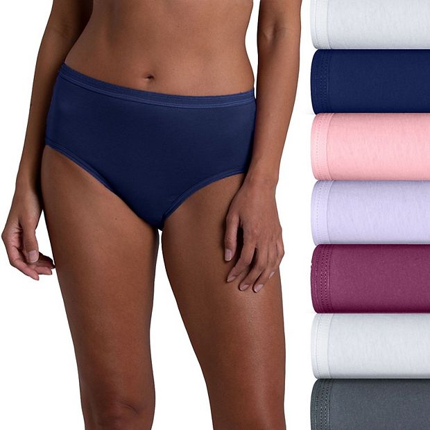 Women's Fruit of the Loom® Signature 100% Cotton 7-pack Brief Panty Set  7DKBRAP