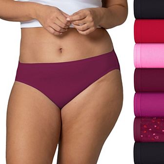Women's Fruit of the Loom® Signature 100% Cotton 7-pack Bikini Panty Set 7DKBKAP