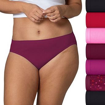 Women's Fruit of the Loom® Signature 100% Cotton 7-pack Bikini Panty Set 7DKBKAP