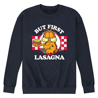 Men's Garfield But First Lasagna Sweatshirt