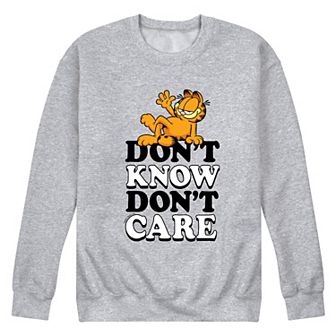 Men's Garfield Don't Care Sweatshirt