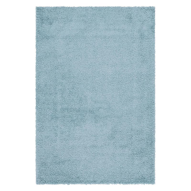 Unique Loom Davos Shag Rug, Blue, 10X14 Ft