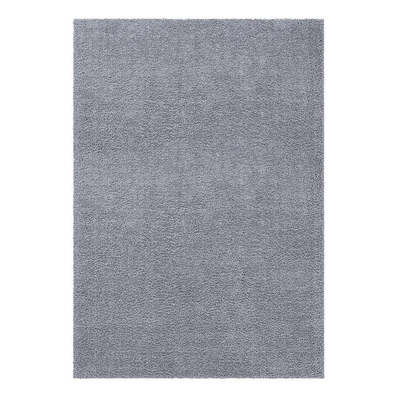 Unique Loom Davos Shag Rug, Grey, 3X16.5Ft