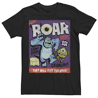 Disney / Pixar's Monsters, Inc. Men's Roar Crisps Distressed Poster Tee
