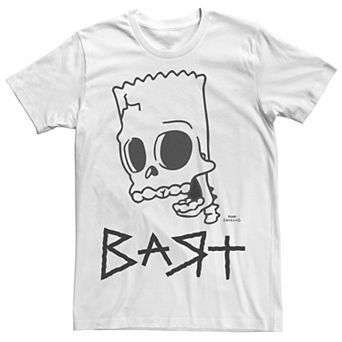 Men's The Simpsons Bart Skeleton Tee