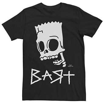 Men's The Simpsons Bart Skeleton Tee