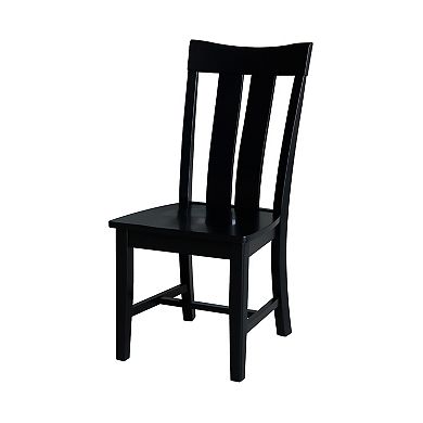International Concepts Ava Traditional Dining Chair 2-piece Set