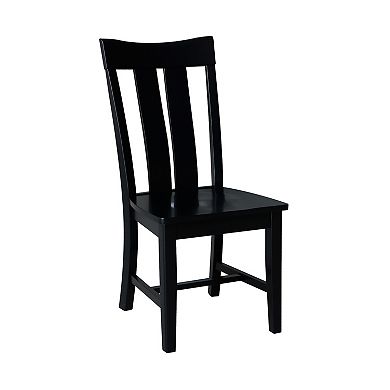 International Concepts Ava Traditional Dining Chair 2-piece Set