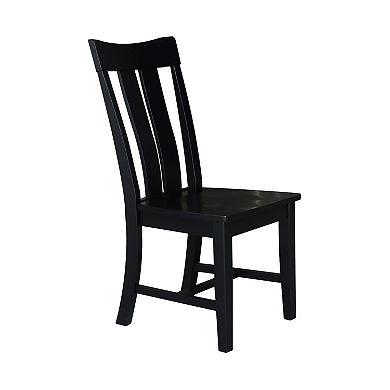International Concepts Ava Traditional Dining Chair 2-piece Set